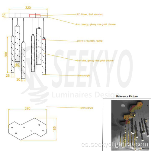 Proyecto Decoración del hogar personalizado Candelera de metal poroso